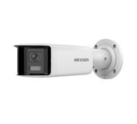 Hikvision Cámara de Seguridad IP Pro Panorámica Bullet ColorVu PoE 6MP 2.8mm Exterior IP67 - DS-2CD2T67G2P-LSU/SL(2.8mm)(C)