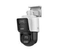 Hikvision Cámara de Seguridad IP PT TandemVu PTZ PoE+ 4MP+4MP 2.8mm Exterior IP66 - DS-2SE3C404MWG-E/14(2.8mm)
