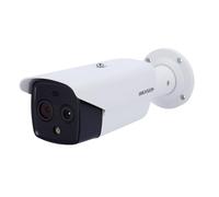 Hikvision Cámara de Seguridad Térmica IP Dupla HeatPro Tipo Bala PoE 4MP 3.8-4mm Exterior IP67 - DS-2TD2617-3/QA