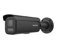 Hikvision Cámara IP Bullet 4MP Smart Hybrid Light ColorVu 2.8-12mm WDR IK10 IP67 PoE Audio Alarma Luz Híbrida 60m Negra