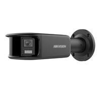 Hikvision Cámara IP Bullet 8M 4K Panoramic ColorVu 4mm WDR IP67 PoE Audio Alarma Micro Luz Blanca 40m Negro
