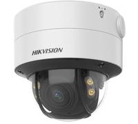 Hikvision Cámara IP Minidomo 4MP ColorVu Motorizada 2.8-12mm WDR IR40m IP67 IK10 con Audio y Alarma PoE