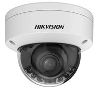 Hikvision Cámara IP Minidomo 4MP Smart Hybrid Light ColorVu 2.8-12mm Motorizada WDR IK10 IP67 Audio Alarma Luz Híbrida 40m