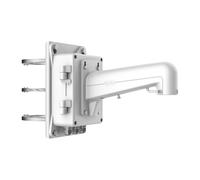 HIKVISION DS-1602ZJ-BOX-POLE Soporte de poste - Caja de conexiones incluida - Apto para uso en exterior - Color blanco - Pasador