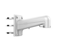 HIKVISION DS-1602ZJ-Pole Soporte de poste - Para domos motorizadas - Apto para uso en exterior - Color blanco - Pasador de cable