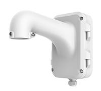 HIKVISION DS-1604ZJ Soporte de pared - Caja de conexiones - Apto para uso en exterior - Color blanco - Pasador de cables