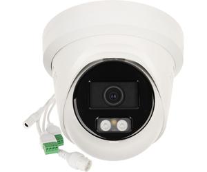 Hikvision DS-2CD2386G2H-IS2U/SL(2.8mm) cámara de red fija tipo turret de 8 MP con AcuSense, luz estroboscópica y advertencia audible