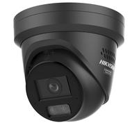 Hikvision DS-2CD2387G3-LIS2UY/SL Black 2.8MM Cámara de Red Turret, 8 MP, ColorVu, Audio Bidireccional, Luz Híbrida Inteligente, IP67, Resistente a la Corrosión