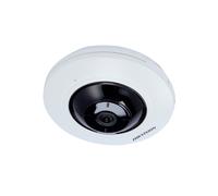 Cámara IP Hikvision DS-2CD2955G0-ISU 5MP ojo de pez 1.05mm WDR 120dB IR 8m PoE Audio