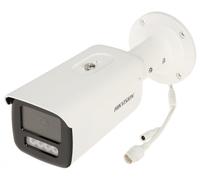 Hikvision DS-2CD2T23G2-2LI(2.8mm) Cámara de red fija tipo bullet híbrida inteligente Acusense de 2 MP con luz.