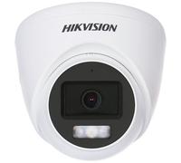 Hikvision DS-2CE78D0T-LFS(2.8mm) Cámara Turret Fija de Audio con Luz Híbrida Inteligente de 2MP