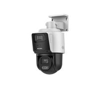 Hikvision Cámara de Seguridad IP PT TandemVu PTZ PoE+ 4MP+4MP 2.8mm Exterior IP66 - DS-2SE3C404MWG-E/14(2.8mm)