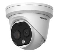 Hikvision DS-2TD1228-7/QA - Cámara Térmica de Seguridad 256x192, Bi-Spek, DeepinView, para Monitoreo Inteligente