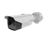 Hikvision DS-2TD2617B-3/PA(B) Cámara de Seguridad IP Térmica Bala 4 MP, Visión Nocturna 40m, IP66, Interior/Exterior, Blanco