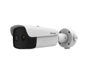 Hikvision DS-2TD2637T-10/QY Cámara de Seguridad IP Térmica Exterior 384x288 4MP Bullet (Bala) con Zoom, Visión Nocturna 40m y IP67