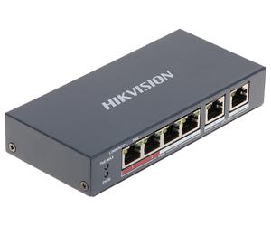Hikvision DS-3E0106P-E/M 4 Port Fast Ethernet Unmanaged POE Switch