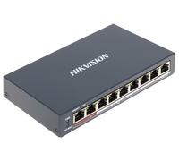 Hikvision DS-3E0109P-E(C) Interruptor POE Fast Ethernet no gestionado de 8 puertos