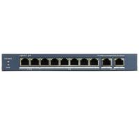 Hikvision DS-3E0310HP-E(C) switch No administrado Fast Ethernet (10/100) Energía sobre Ethernet (PoE) Azul