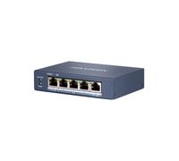 HIKVISION DS-3E0505HP-E Switch PoE Hikvision - 4 RJ45 Gigabit + 1 Uplink Gigabit RJ45 - 3 PoE+ 802.3af/at + 1 Hi-PoE 802.3af/at/