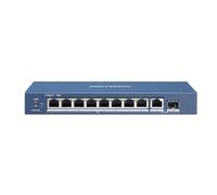 Hikvision DS-3E0510P-E Conmutador No Gestionado 8 Puertos RJ45 Gigabit Poe + 1 Puerto Uplink Gigabit RJ45 + 1 Puerto Uplink Gigabit SFP