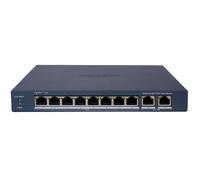 HIKVISION DS-3E1310P-EI/M Hikvision PoE Switch Gestionable - 8 puertos PoE 802.3af/at + 2 Uplink RJ45 - 8 RJ45 10/100 Mbps + 2 R