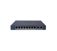 HIKVISION DS-3E1310P-EI/M Hikvision Switch PoE verwaltbar - 8 Ports PoE 802.3af/at + 2 Uplinks - Geschwindigkeit 10/100 Mbit/s u