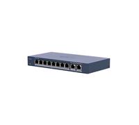 Switch Hikvision DS-3E1510P-EI/M 8 puertos Gigabit PoE+ 2 Uplink vigilancia