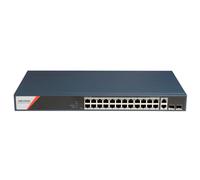 HIKVISION DS-3E1528HP-SI-24P2T2F Switch PoE Hikvision - 24 puertos RJ45 GE + 2 puertos Gigabit RJ45/SFP - 24 Puertos PoE+ 802.3a