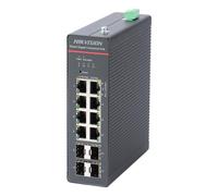Hikvision ds-3t1512hp-si-8p4f switch gestionado gigabit ethernet (10/1