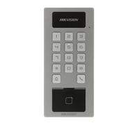 HIKVISION DS-K1T502DBFWX Control de acceso IP65 IK09 - Huella, tarjeta MF DESFire y PIN - 10.000 usuarios | 300.000 registros -