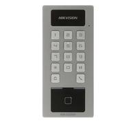 HIKVISION DS-K1T502DBWX Control de acceso IP65 IK09 - Tarjeta MF DESFire y PIN - 10.000 usuarios | 300.000 registros - TCP/IP, W