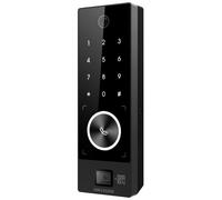 HIKVISION DS-K1T510MBWX-QRE1 Control de acceso PoE IP65 - Facial, tarjeta MF, QR dinámico y PIN - 1.000 usuarios | 150.000 regis