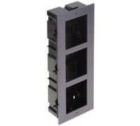 Hikvision DS-KD-ACF3 accesorio intercomunicador caja de montaje empotrado para 3 módulos