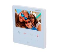 "HIKVISION DS-KH6110-WE1/White Monitor para videoportero - Pantalla táctil TFT 4.3" - Audio bidireccional - TCP/IP, WiFi, SI"