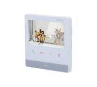 HIKVISION DS-KH7100EY-WE2/White Monitor für Video-Türsprechanlage - 4,3" TFT-Display - Zwei-Wege-Audio | Status-LED - 2 Drähte