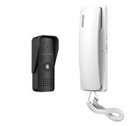 HIKVISION DS-KIS103 Kit de portero - Tecnología 2 hilos analógico - Placa y telefonillo - Conexión por 2 hilos - Instalación Plu