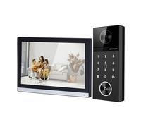 "HIKVISION DS-KIS612-P Kit de videoportero 4 Mpx - Tecnología IP & WiFi - Placa y monitor | Permite 16 monitores más - Lector"