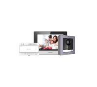 HIKVISION DS-KIS702Y Video-Türsprechanlagen-Kit - 2-Draht-Technologie mit TCP/IP & WLAN - Türstation und Monitor | Ermöglicht 16