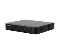 Hikvision DVR 5n1-8 CH HDTVI/HDCVI/AHD/CVBS - hasta 10 Canales IP - Resolución máxima de Entrada 1080p Lite - Detección de Movimiento 2.0 en Todos los Canales - Admite 1 Disco Duro de hasta 4 TB |