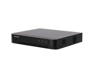 Hikvision DVR 5n1-8 CH HDTVI/HDCVI/AHD/CVBS - hasta 10 Canales IP - Resolución máxima de Entrada 1080p Lite - Detección de Movimiento 2.0 en Todos los Canales - Admite 1 Disco Duro de hasta 4 TB |
