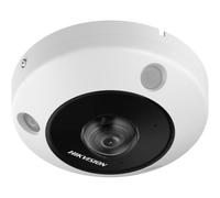 Hikvision Fish-Eye - Cámara IP (12 MP, visión de 360°, IR 15 m, Audio bidireccional)