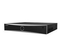 Hikvision Grabador de Red NVR 4K 16 Canales AcuSense 160Mbps MD 2.0 HDMI VGA 4HDD 1.5U