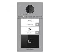 Hikvision Videoportero IP Estación de Puerta Villa metálica DS-KV8213-WME1 2 MP WiFi PoE 2 botones