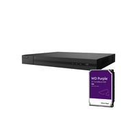 HIKVISION Hiwatch HIK-638-3TB HWD-6116MH-G4-3TB DVR 5 en 1 Serie HiWatchT de HIKVISION® de 16 canales. H.265 Pro+/H.265 Pro. 16