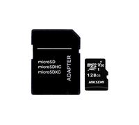 HIKVISION HS-TF-C1STD-128G microSD-Karte mit Hikvision-Adapter - Kapazität 128 GB - Klasse 10 | Lese-/Schreibgeschwindigkeit: 92