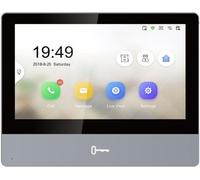 Hikvision Monitor interior WiFi táctil 7" IPS para videoportero IP serie KH8, resolución 1024x600, PoE