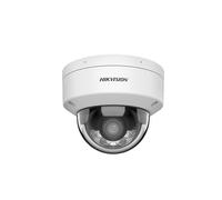 HIKVISION PRO DS-2CD2147G2H-LI Mini-domo IP 4Mpx, ColorVu, óptica 2.8 mm, IR/Luz blanca 30m, WDR 130dB, Slot MicroSD, IP67, 12V