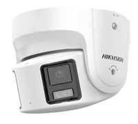 HIKVISION PRO DS-2CD2387G2PLSUSL4M Cámara mini-domo IP 8Mpx, visión panorámica 180º, óptica fija 4mm, luz visible 30m, Colorvu,