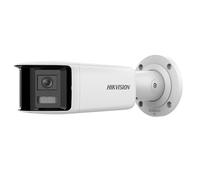 HIKVISION PRO DS-2CD2T46G2P-ISU/SL(C) Cámara Bullet IP Panorámica 4MP Acusense IP67 WDR120 Luz estroboscópica y audio Altavoz MI