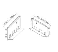 Hikvision r series ups rack slide 4-post accesorio para ups